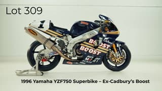 Ex-Cadbury's Boost, c.1996 Yamaha YZF750 Superbike Racing Motorcycle Frame no. YM 01 (hand engraved) Engine no. OW 04 image 4